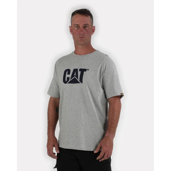 CAT Trademark Banner Short Sleeve Work T-Shirt