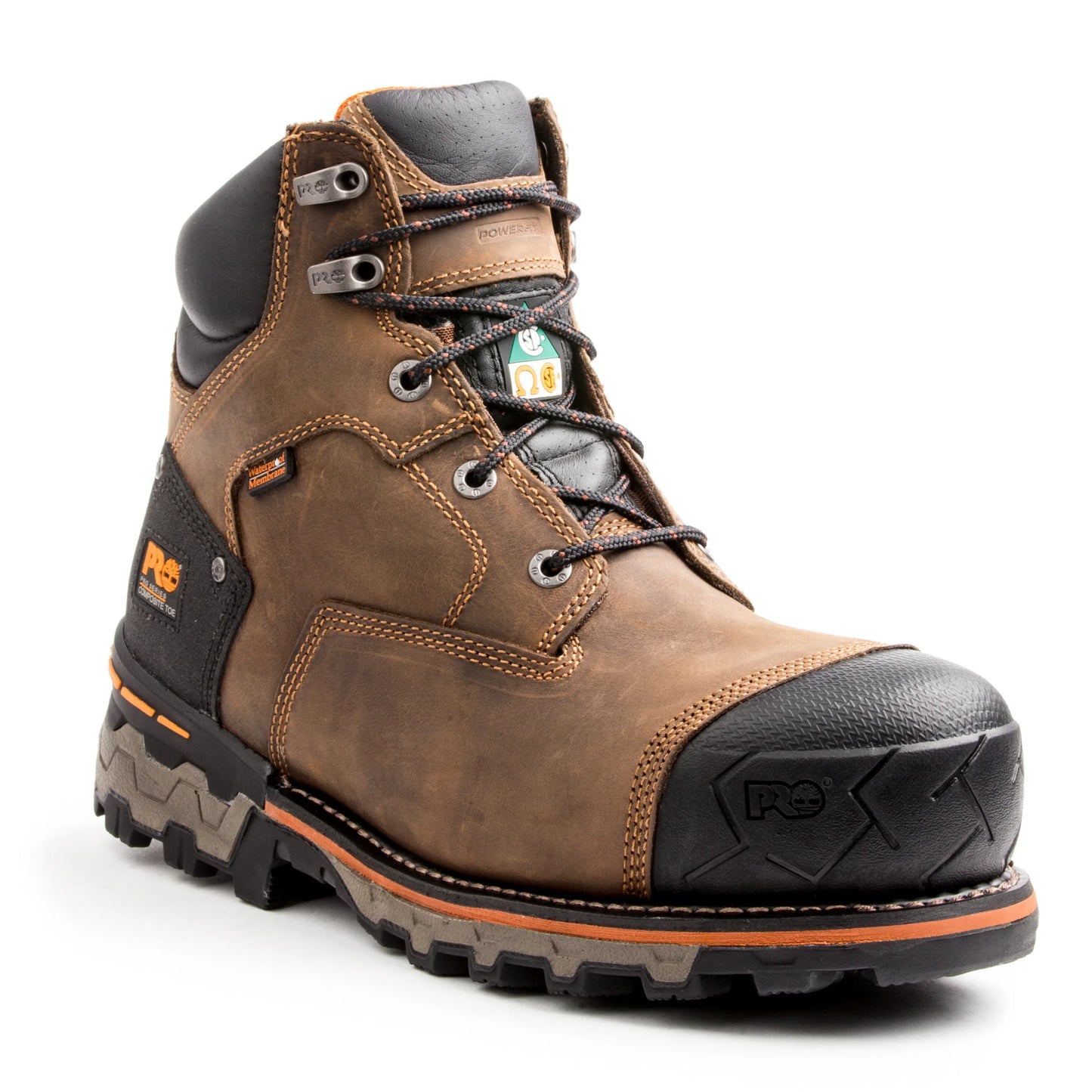 Timberland Pro Boondock Men's 6" Waterproof Composite Toe Safety Boot 91631 - Brown