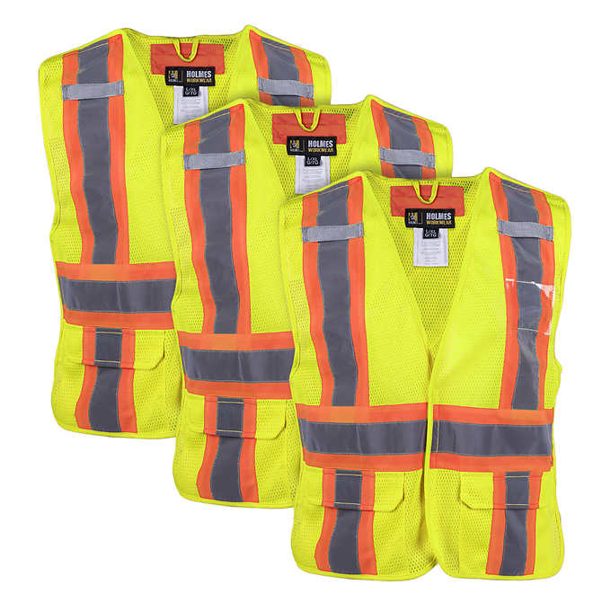 Holmes Workwear High-Visibility 5-point Tear-away Vest