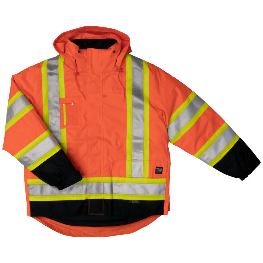 Lined 5-In-1 Safety Jacket