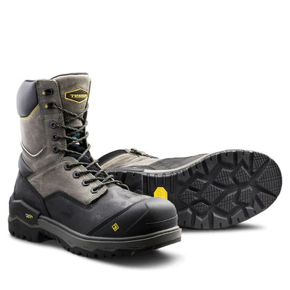 Terra Gantry Men's 8" Composite Toe Work Safety CSA Boot - GREY