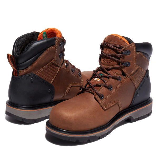 Timberland PRO Ballast mens 6" Composite Toe Work Boot- Brown