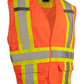 Tricot, Sized, 5-Point Tear-Away Traffic Vest